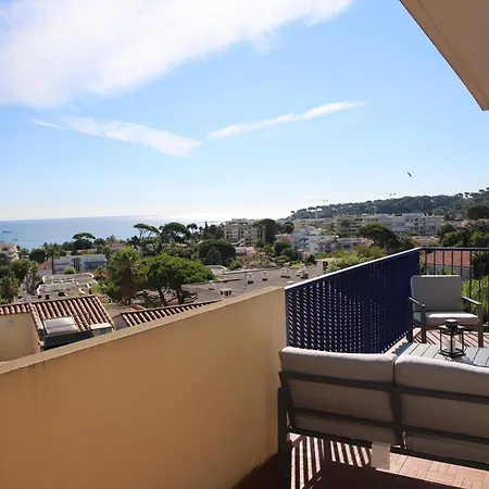 Pretty Haven Of Peace With Sea View Appartement Antibes